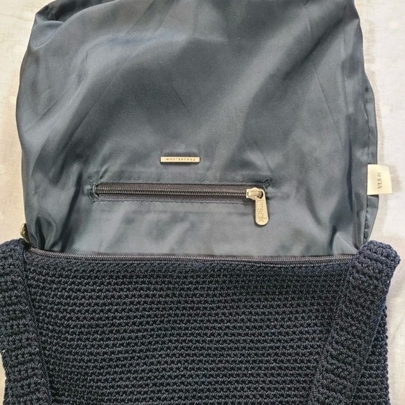 The Sak Navy Crochet crossbody/Shoulder Bag - Picture 3 of 8